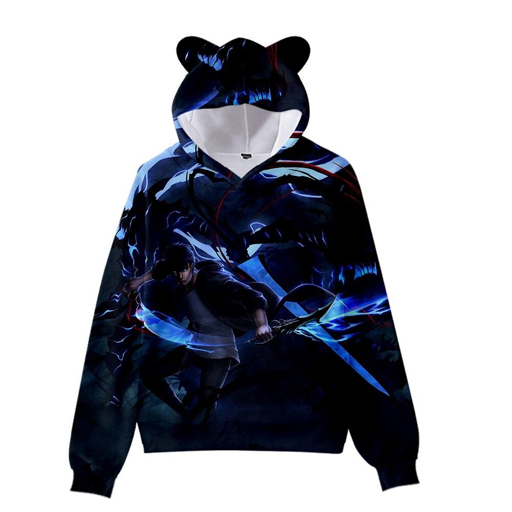 Solo Leveling Sung Jin Woo 3D Hoodie XS Official Solo Leveling Merch