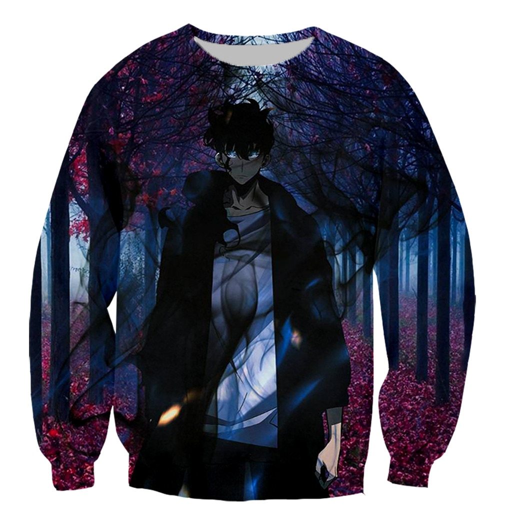 Solo Leveling Cool Sweater Design XS Official Solo Leveling Merch