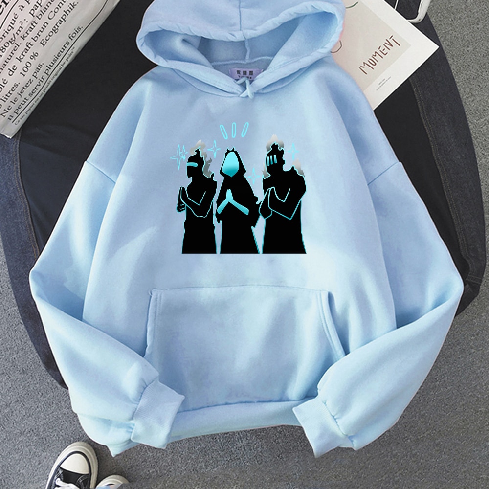 Solo Leveling Hoodies Funny New Fashion Long Sleeves Oversized Crewneck Sweatshirts Streetwear