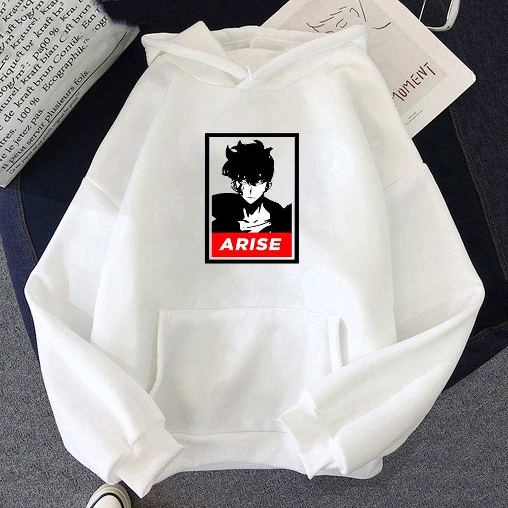 Solo Leveling Hoodies Sung Jin Woo Printed Hoodies Hot Korean Plus Size Sweatshirt Men/women