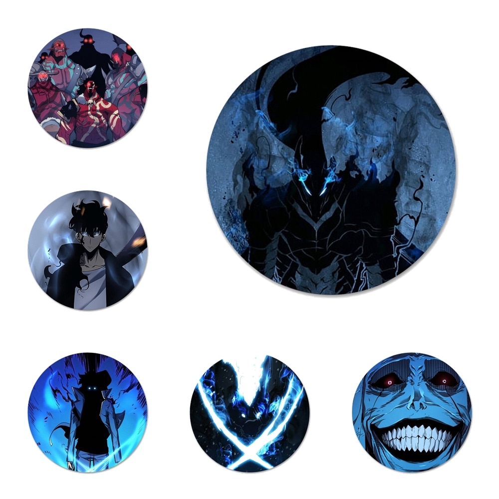 Solo Leveling Pins Anime solo leveling Icons Pins Badge Decoration Brooches Metal Badges