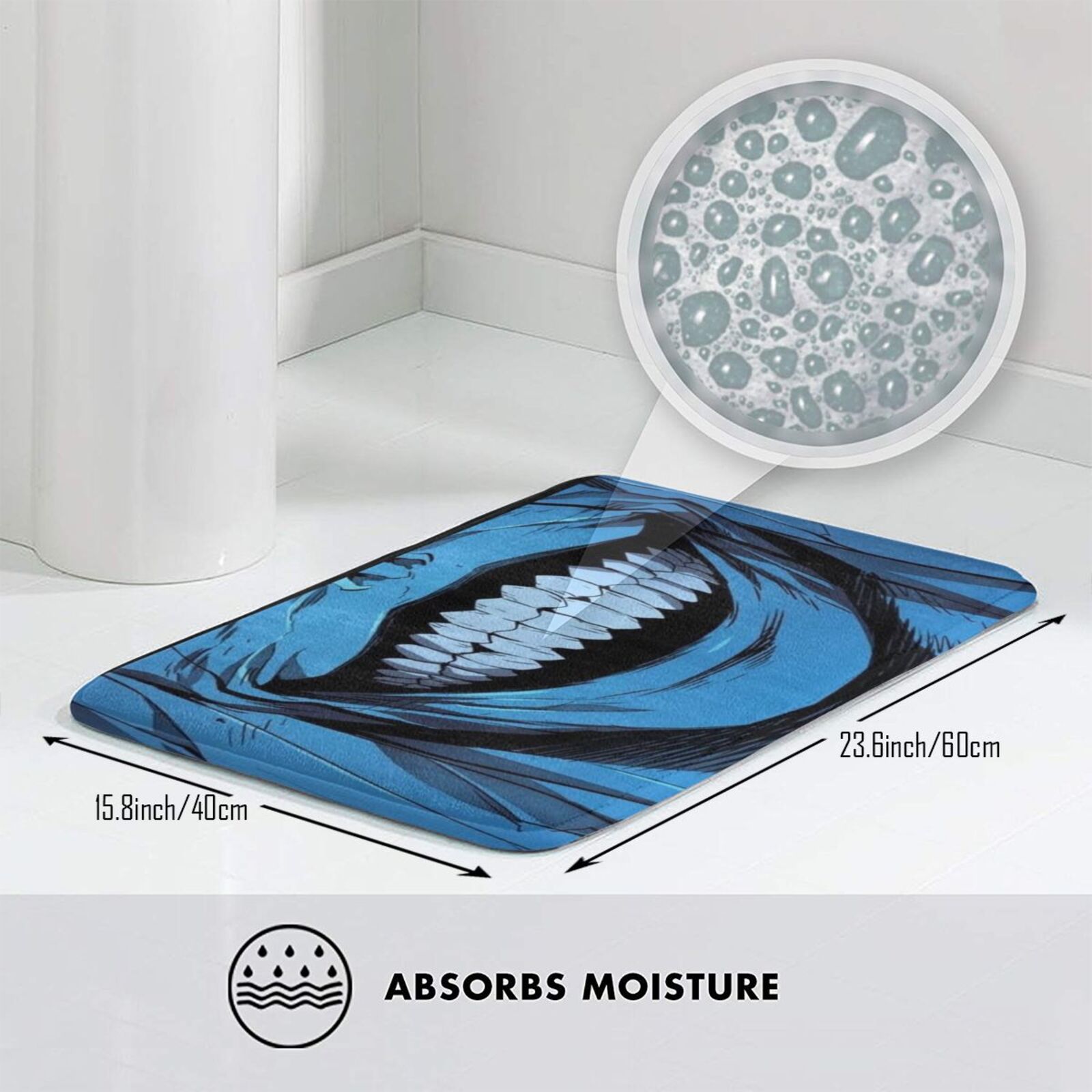Solo Leveling Rugs Manhwa Solo Leveling-Monster Mat Rug Carpet Anti-Slip Floor Mats Bedroom