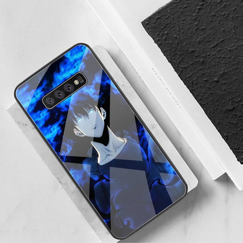 Solo Leveling Samsung Cases Luxury Phone Case Tempered Glass For Samsung S Plus