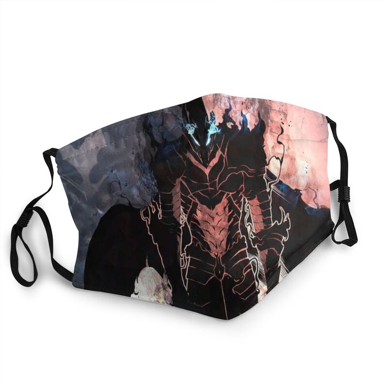 Solo Leveling Face Masks Igris Non-Disposable Mouth Face Mask Adult Manga Anti Dust Mask Protection