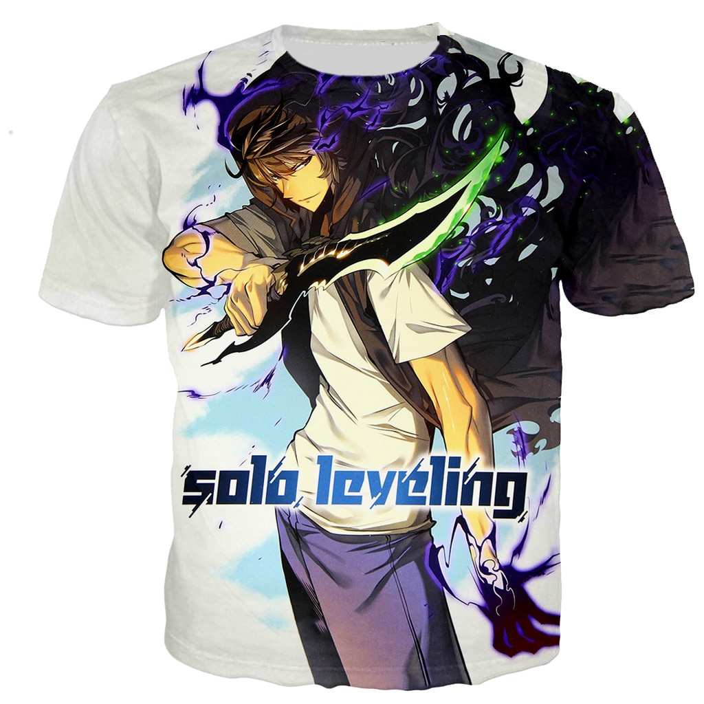 Solo Leveling T-Shirts Men/women 3D Solo Leveling Printed T-shirt Casual Harajuku T Shirts Streetwear Tee Tops