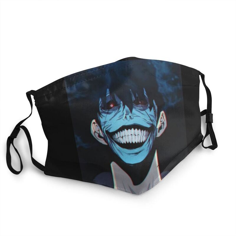 Solo Leveling Face Masks The Smiley Face Sung Jin Woo Mask Anti Dust Reusable Solo Leveling Face Mask