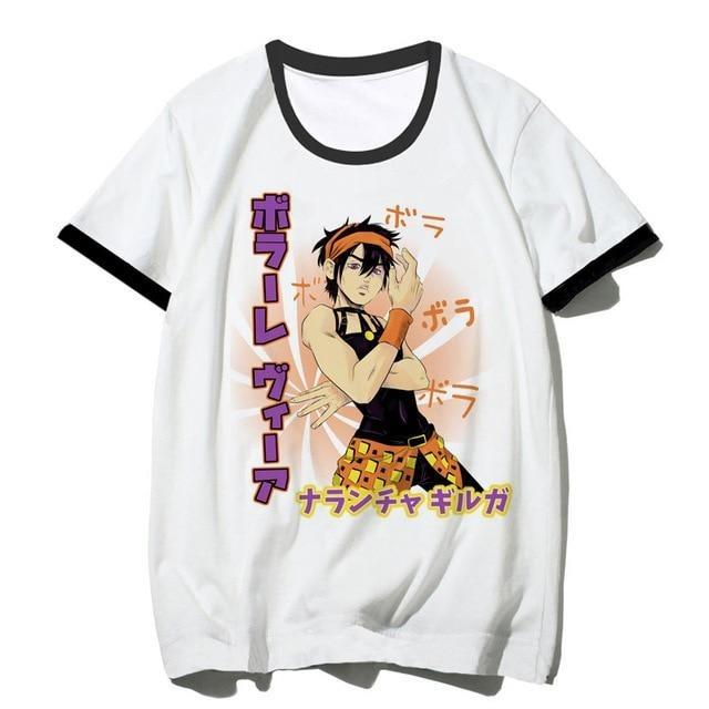 JJBA Merchandise - Golden Wind Character Narancia Ghirga T-shirt
