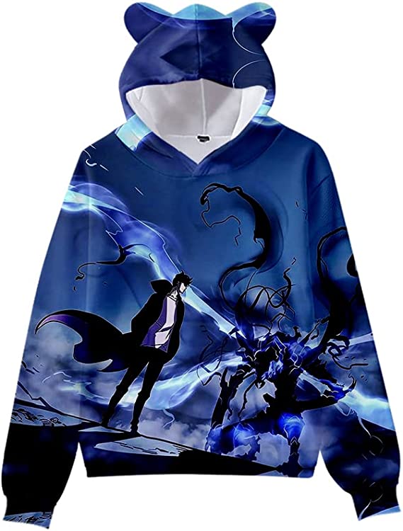 Solo Leveling Hoodies - Trendy Solo Leveling Manga 3D Hoodie