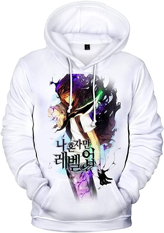 Solo Leveling Hoodies - Solo Leveling Manga 3D Pullover Hoodie