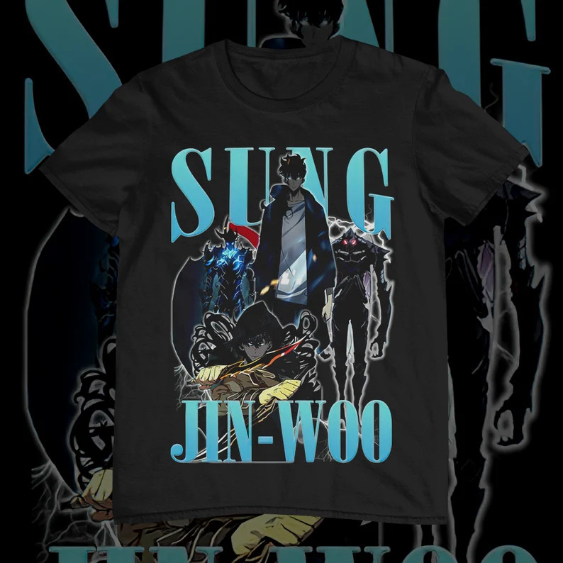 Solo Leveling T-shirts - Sung Jinwoo Vintage Classic Unisex T-shirt
