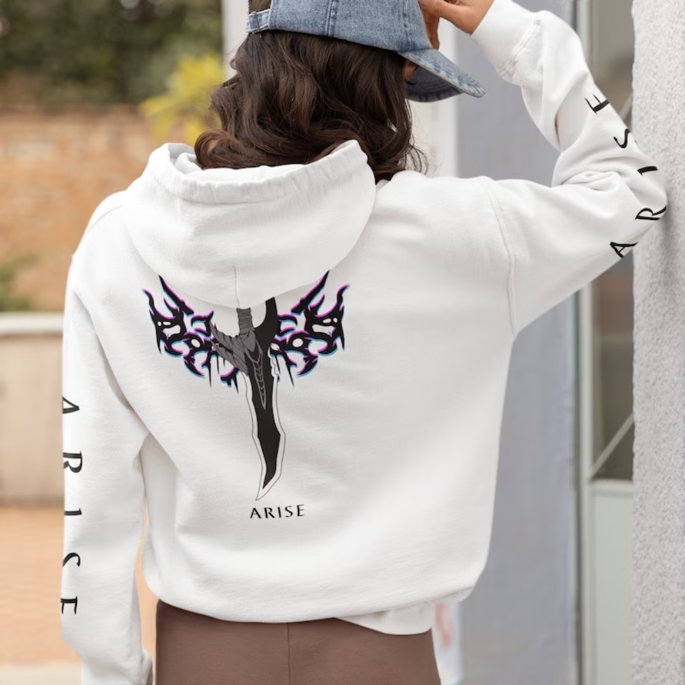 Solo Leveling Hoodies – Arise Solo Leveling Graphic Pullover Hoodie