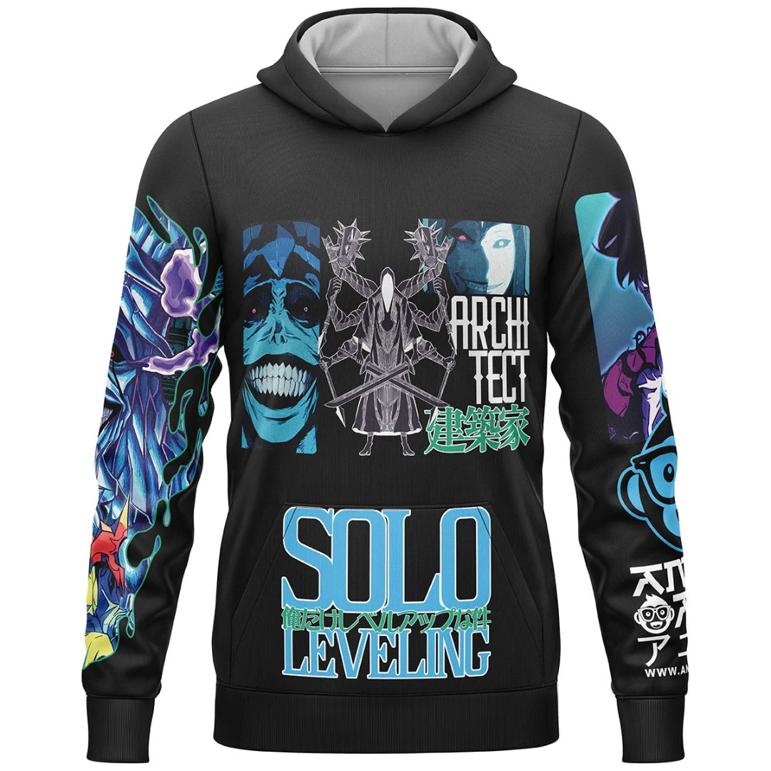 Solo Leveling Hoodies - Statue Of God Graphic